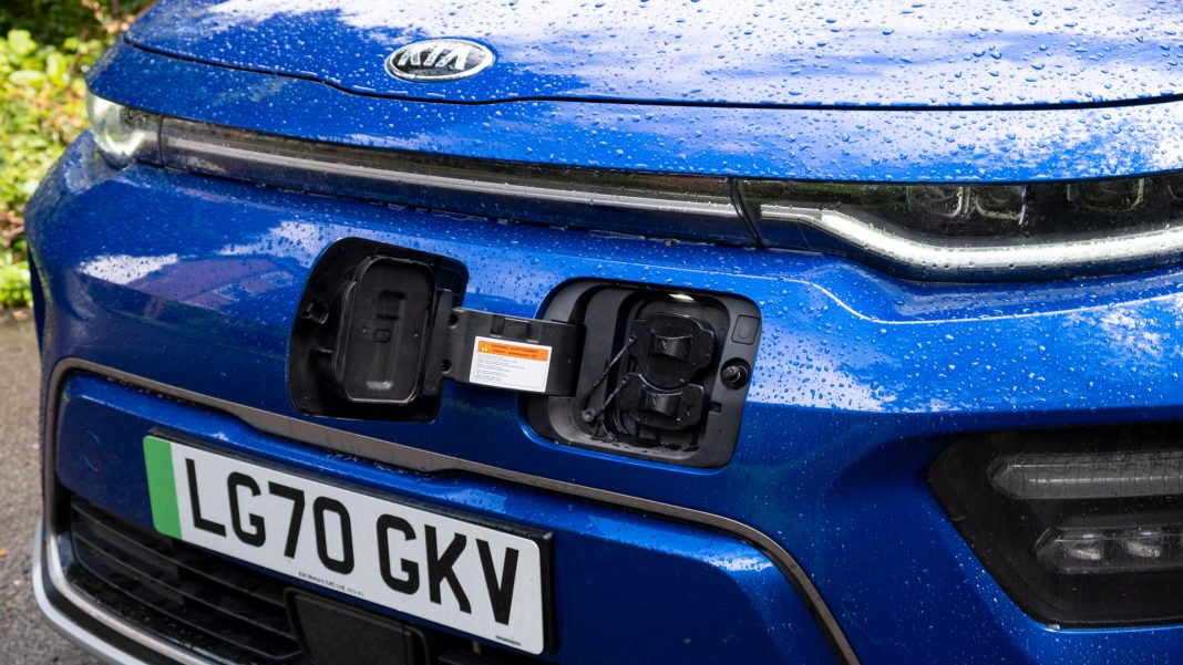 Kia Soul EV charging point