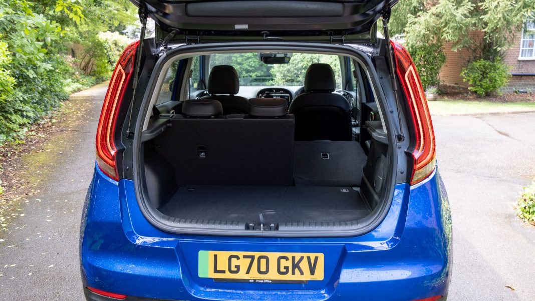 Kia Soul EV one seat down