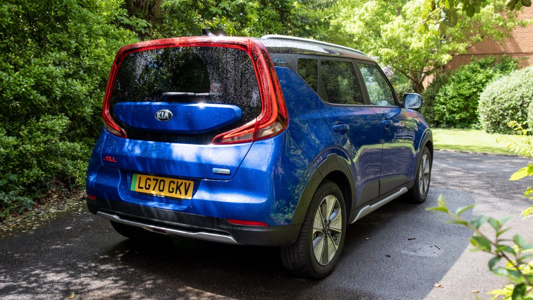 Kia Soul EV rear looks