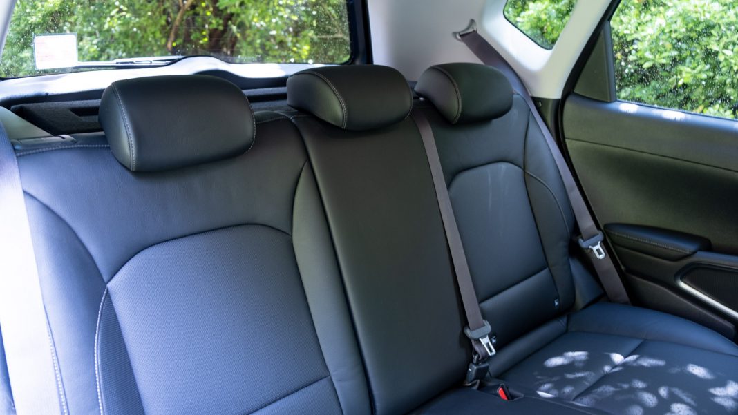 Kia Soul EV rear seats
