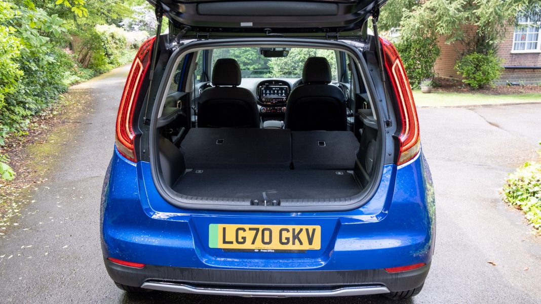 Kia Soul EV seats down