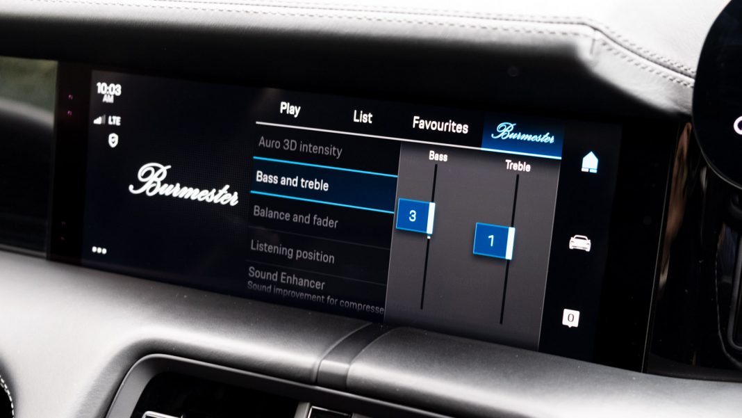 Porsche Taycan Turbo EQ settings