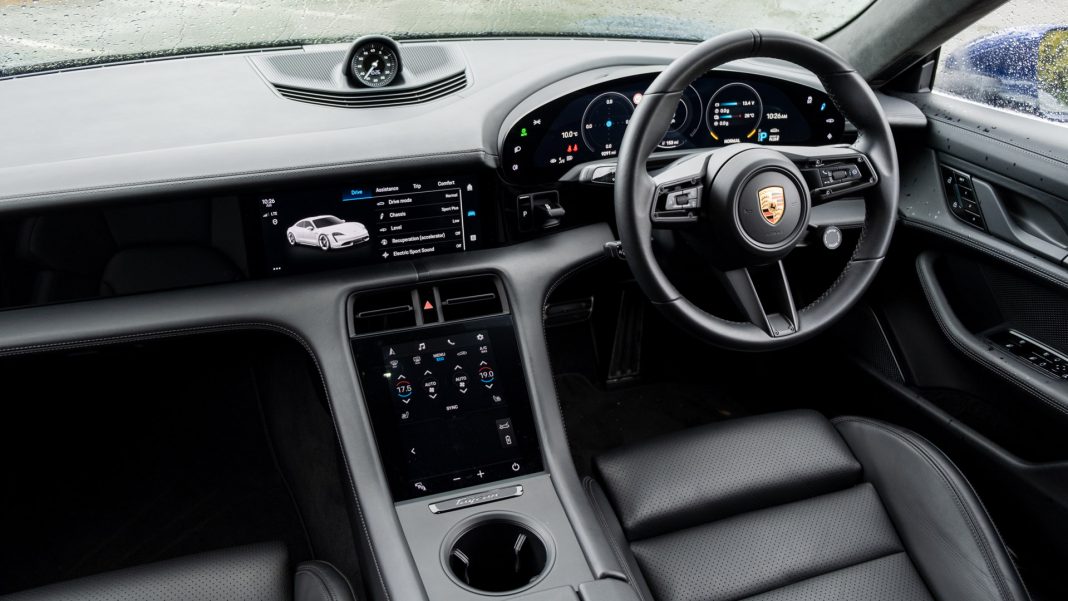 Porsche Taycan Turbo cabin design