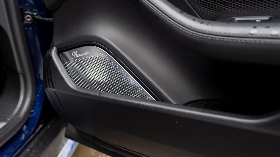 Porsche Taycan Turbo rear door speaker