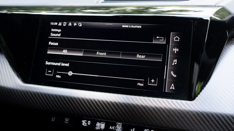 Audi e-tron GT sound focus