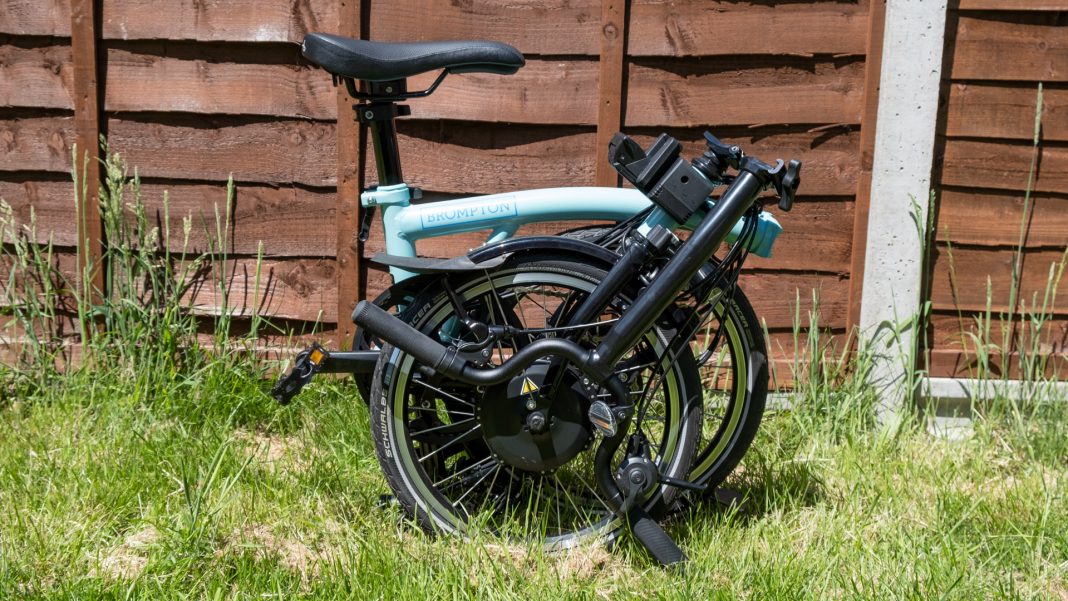 Brompton Electric folded