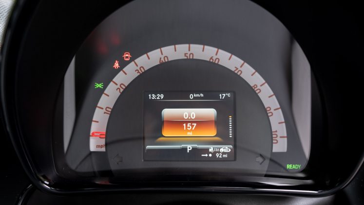 Smart EQ Fortwo instrument cluster