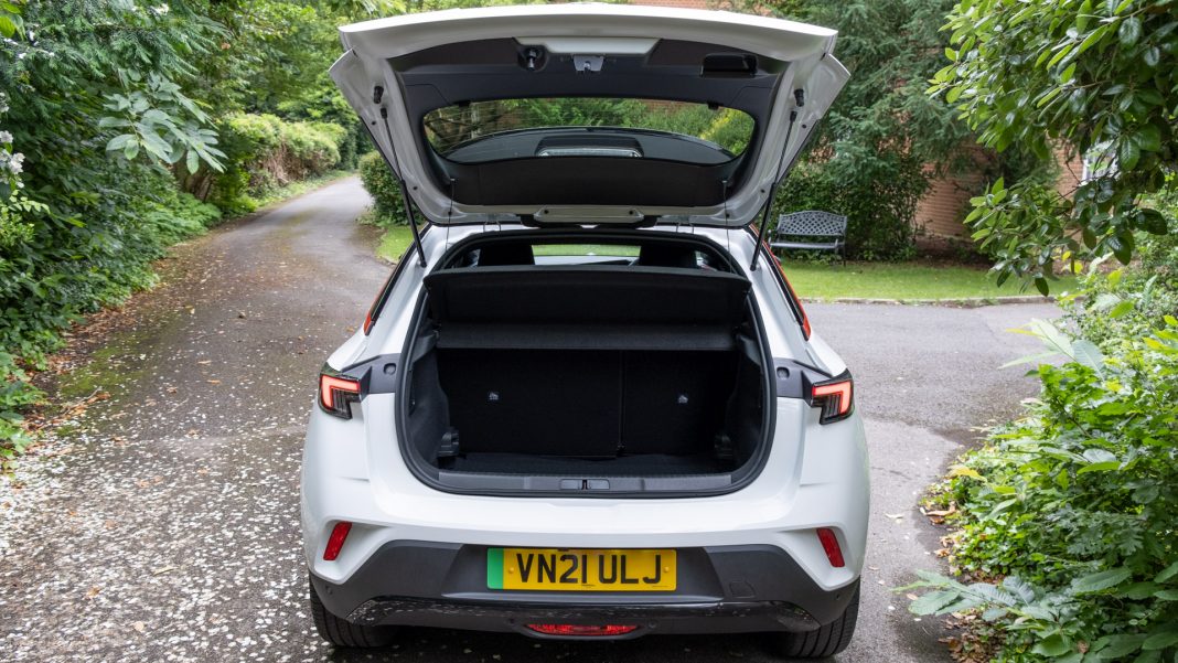 Vauxhall Mokka-e boot