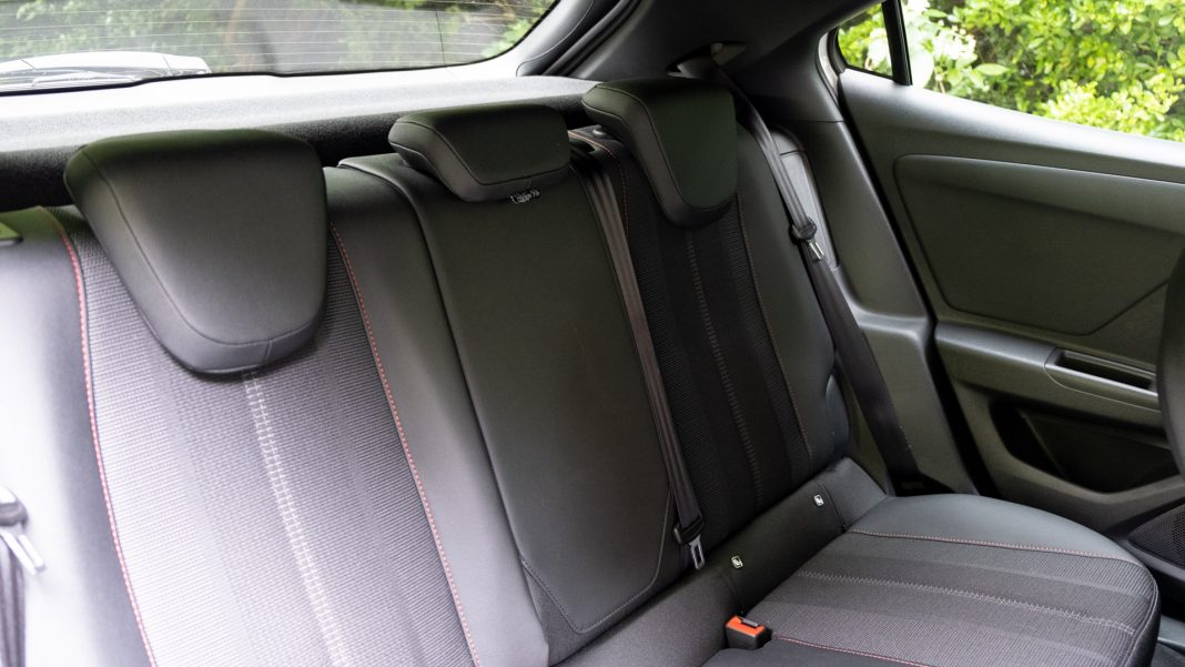 Vauxhall Mokka-e rear seats