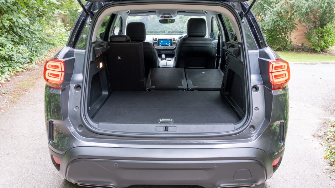 Citroen C5 Aircross Hybrid two seats down