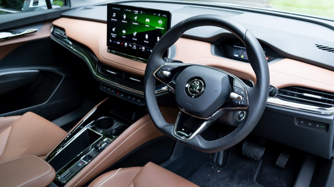 Skoda Enyaq iV cabin