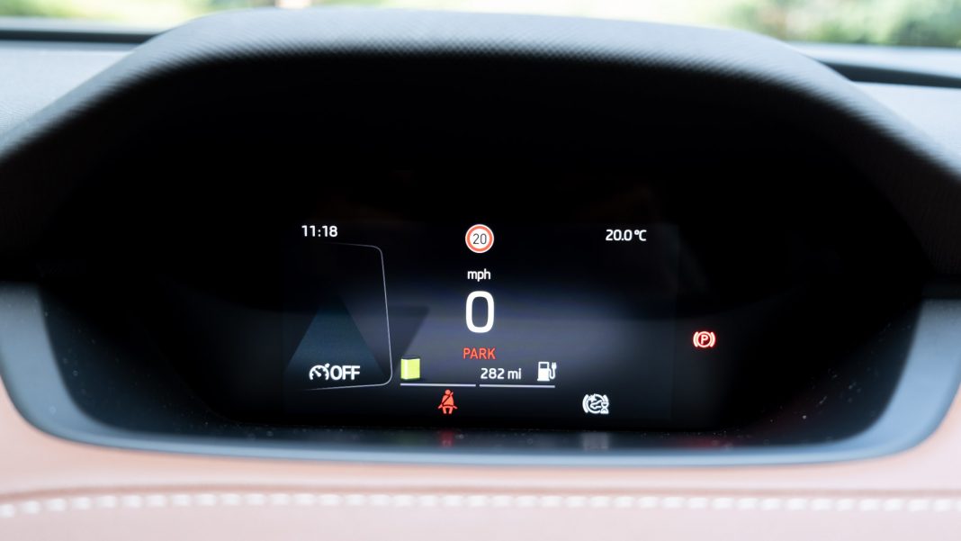 Skoda Enyaq iV instrument cluster