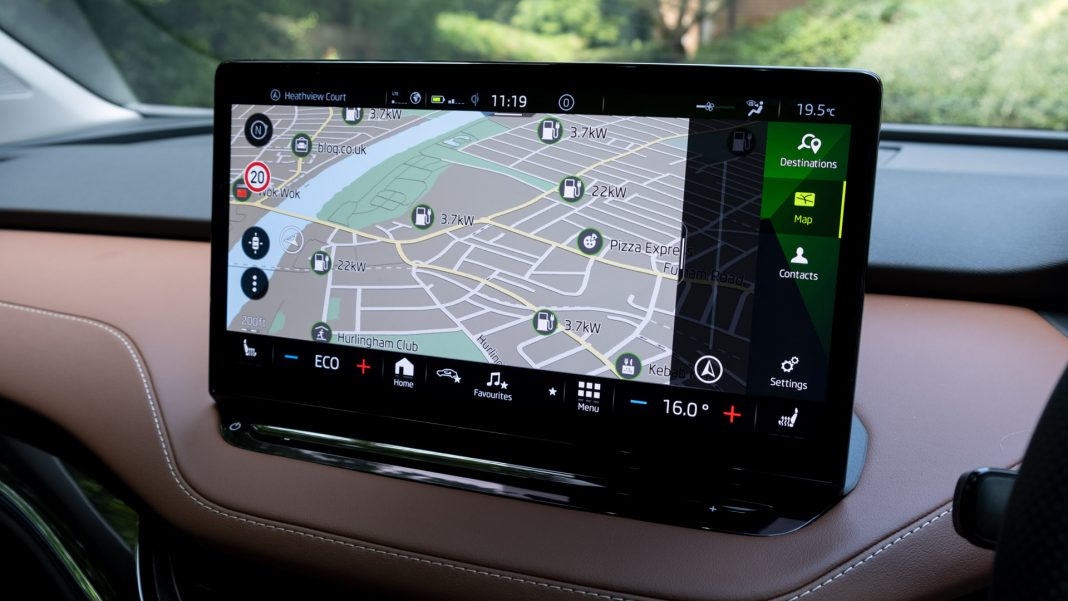 Skoda Enyaq iV maps
