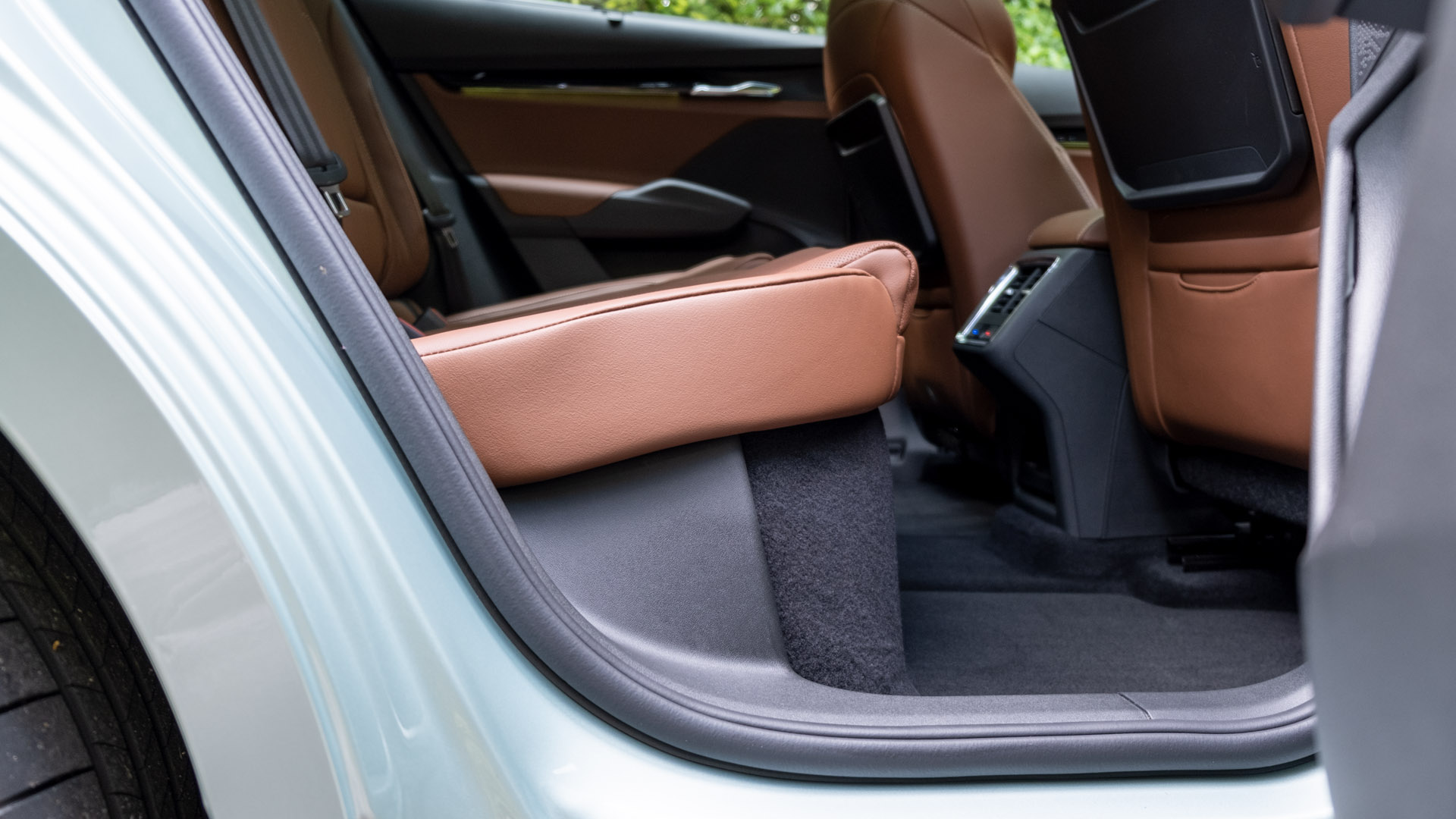 Skoda Enyaq iV rear seat comfort