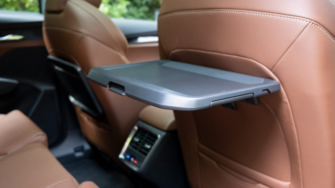 Skoda Enyaq iV rear tables