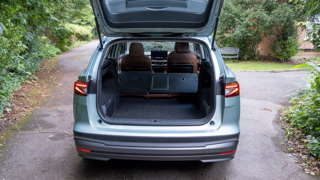Skoda Enyaq iV seats folded