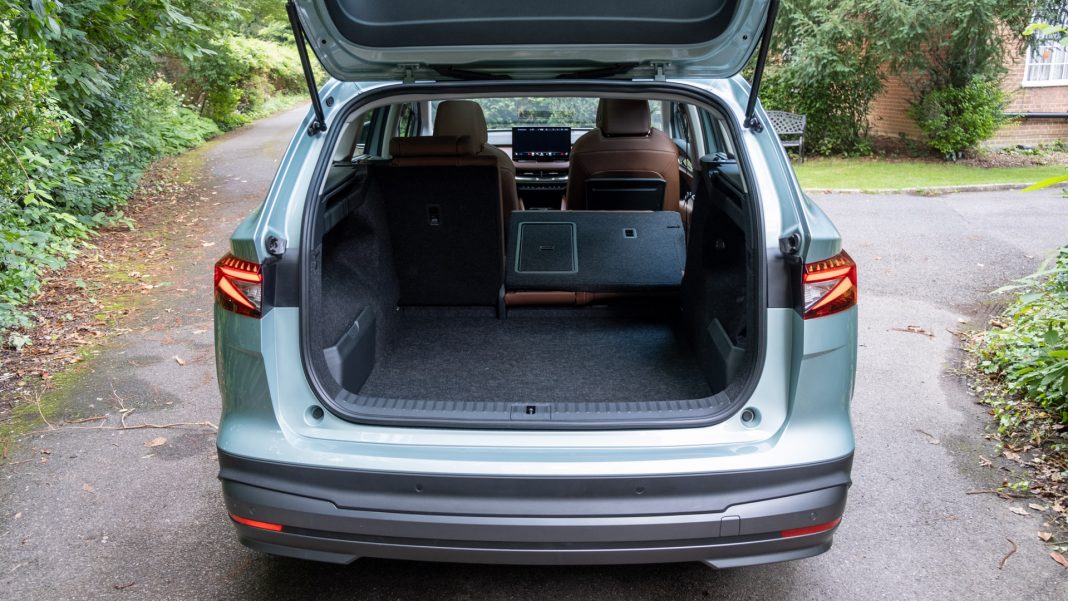 Skoda Enyaq iV two seats folded