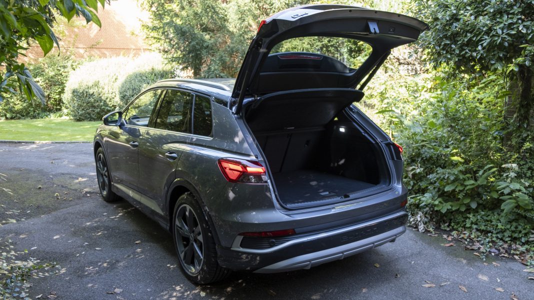 Audi Q4 e-tron boot design