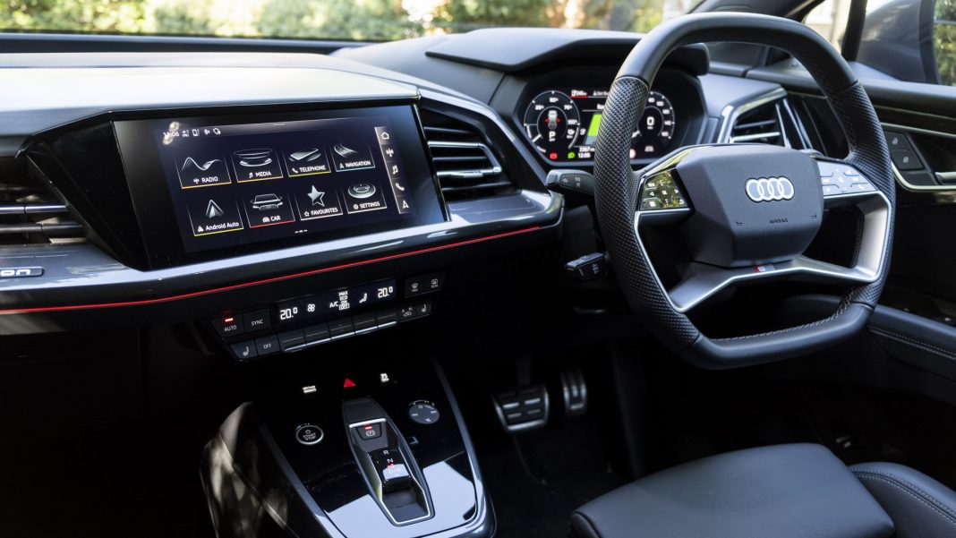 Audi Q4 e-tron dashboard