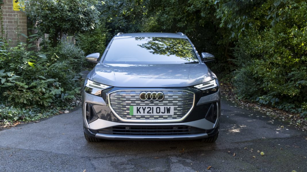 Audi Q4 e-tron front look