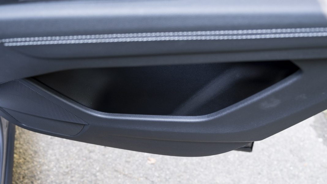Audi Q4 e-tron rear door compartment