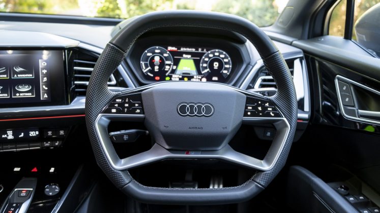 Audi Q4 e-tron steering wheel