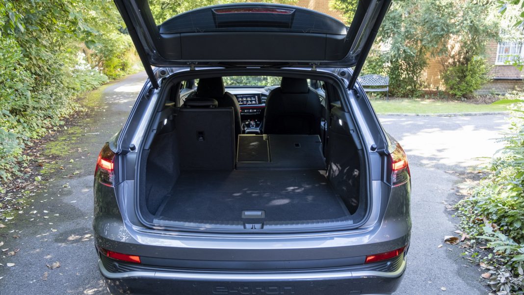 Audi Q4 e-tron two seats down