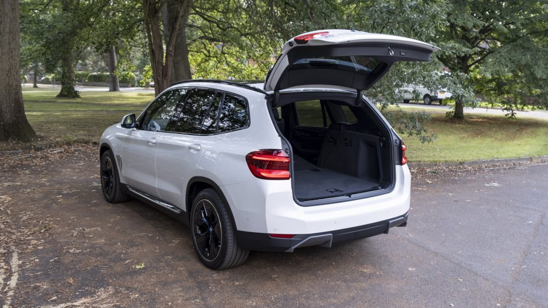 BMW iX3 rear boot lid