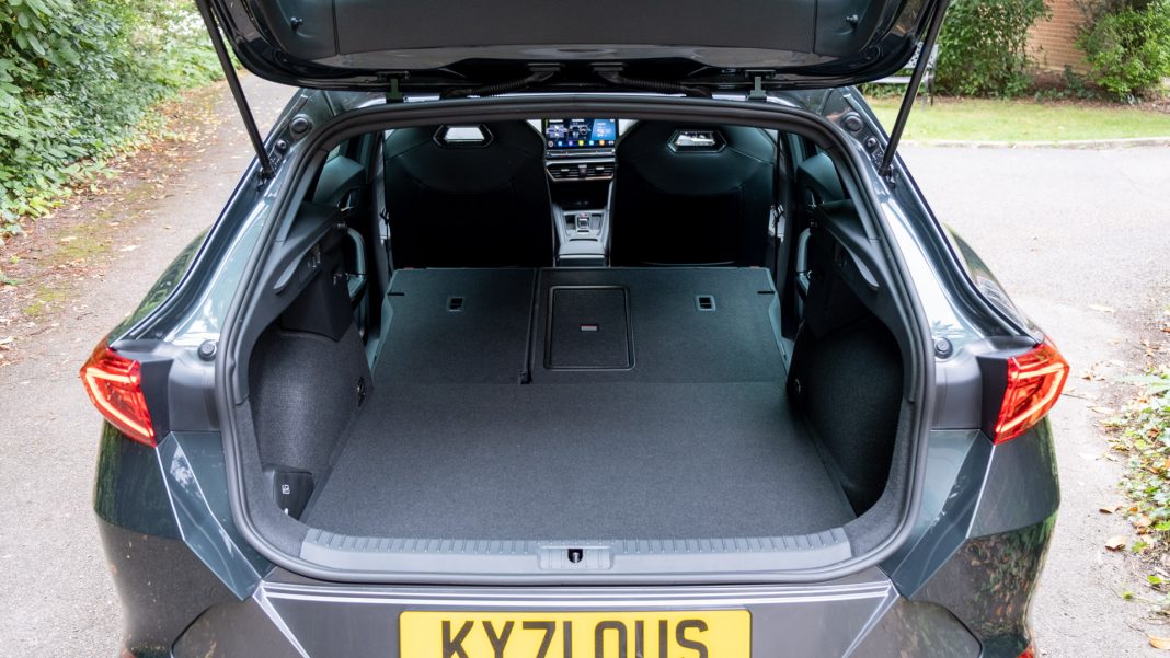 Cupra Formentor all seats down