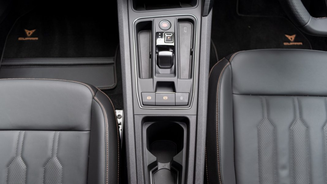 Cupra Formentor centre console storage