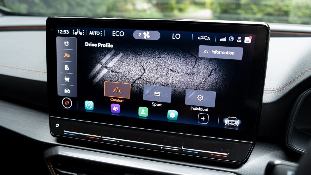 Cupra Formentor drive modes