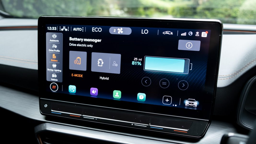 Cupra Formentor energy flow