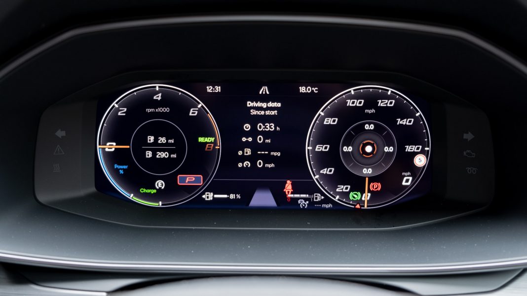 Cupra Formentor instrument cluster