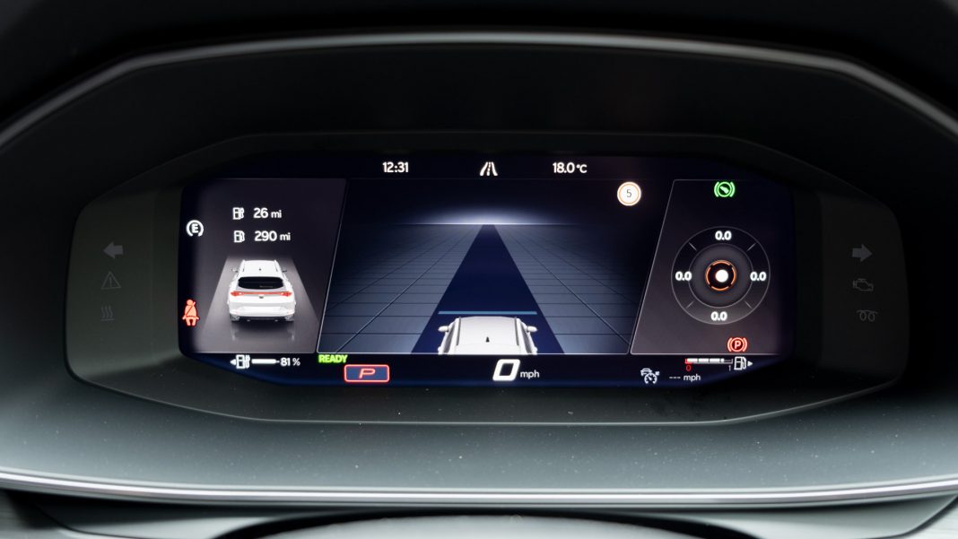 Cupra Formentor instrument cluster drive