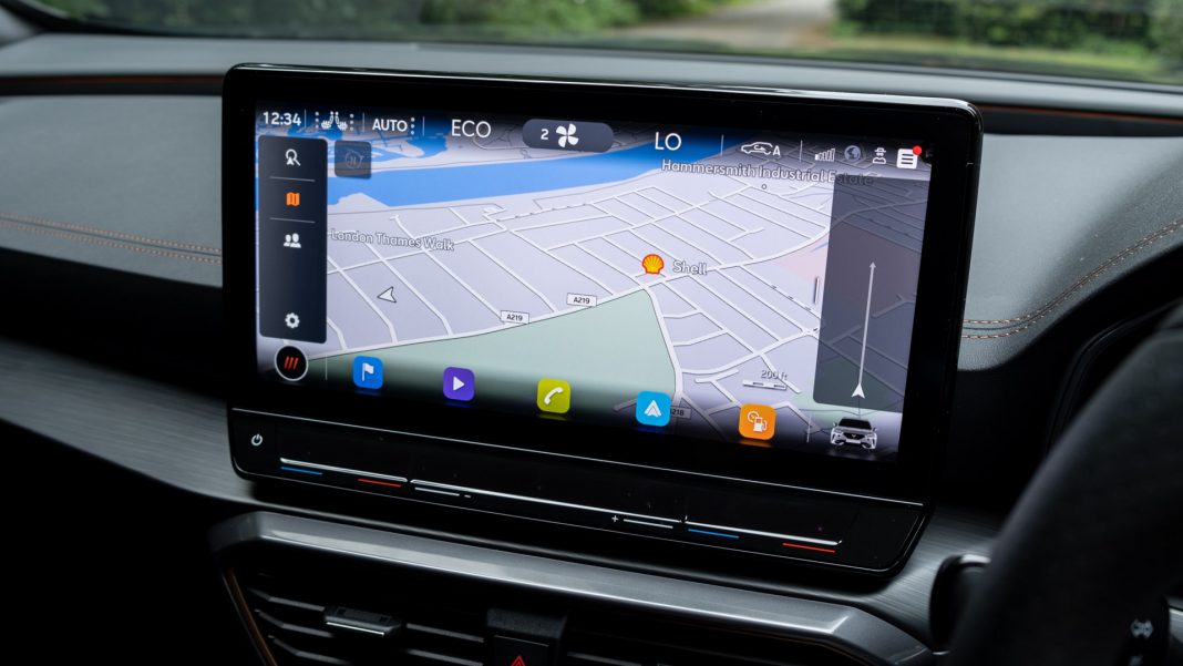 Cupra Formentor maps