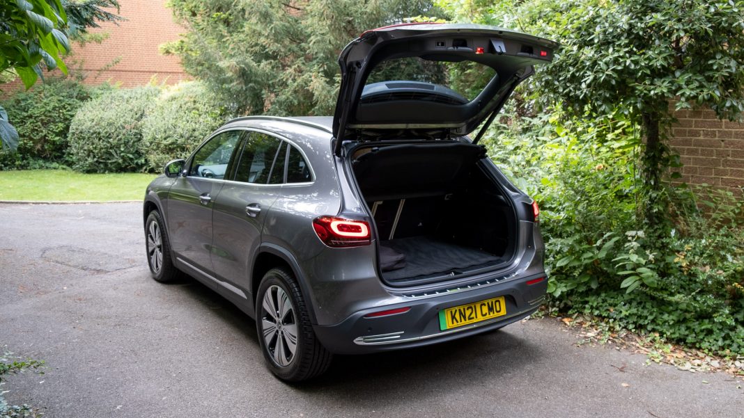 Mercedes EQA boot design