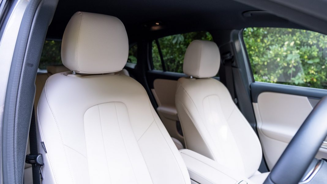 Mercedes EQA front seats