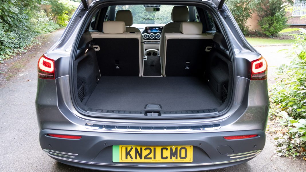 Mercedes EQA one seat down