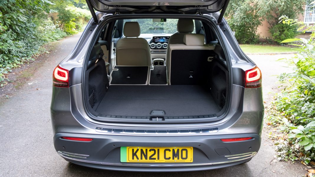 Mercedes EQA two seats down
