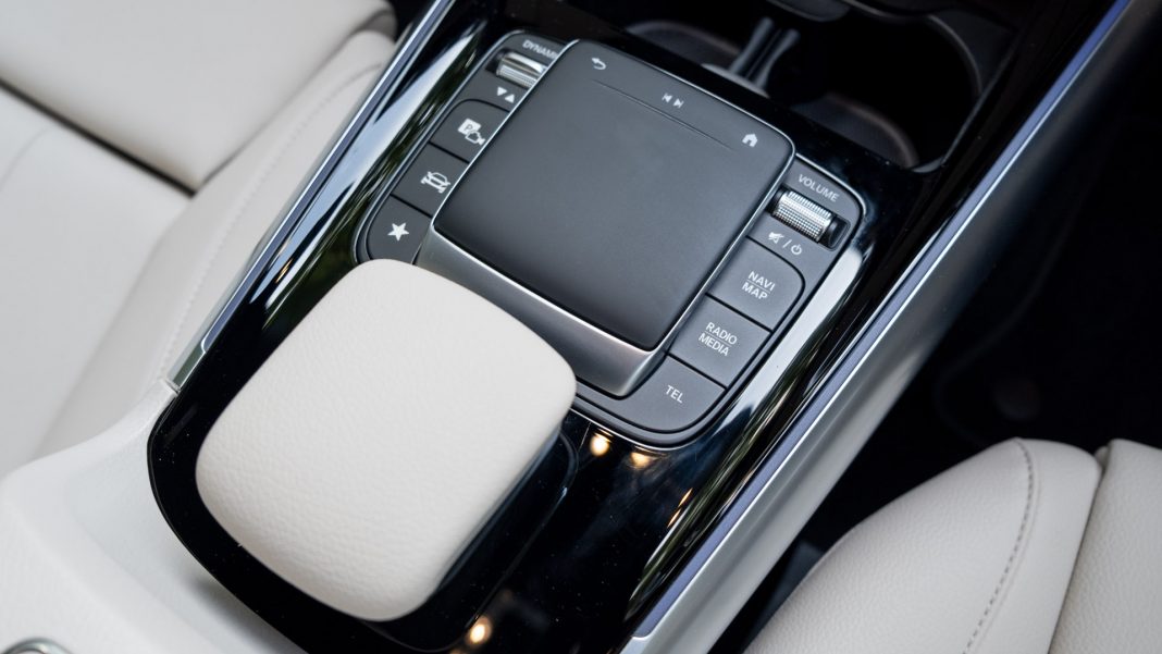 Mercedes EQA wrist rest