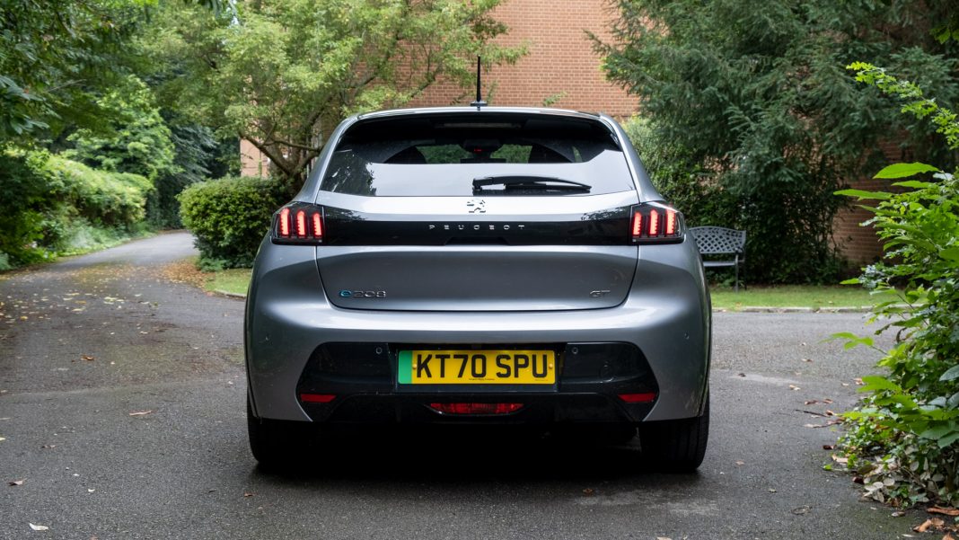 Peugeot e-208 rear design