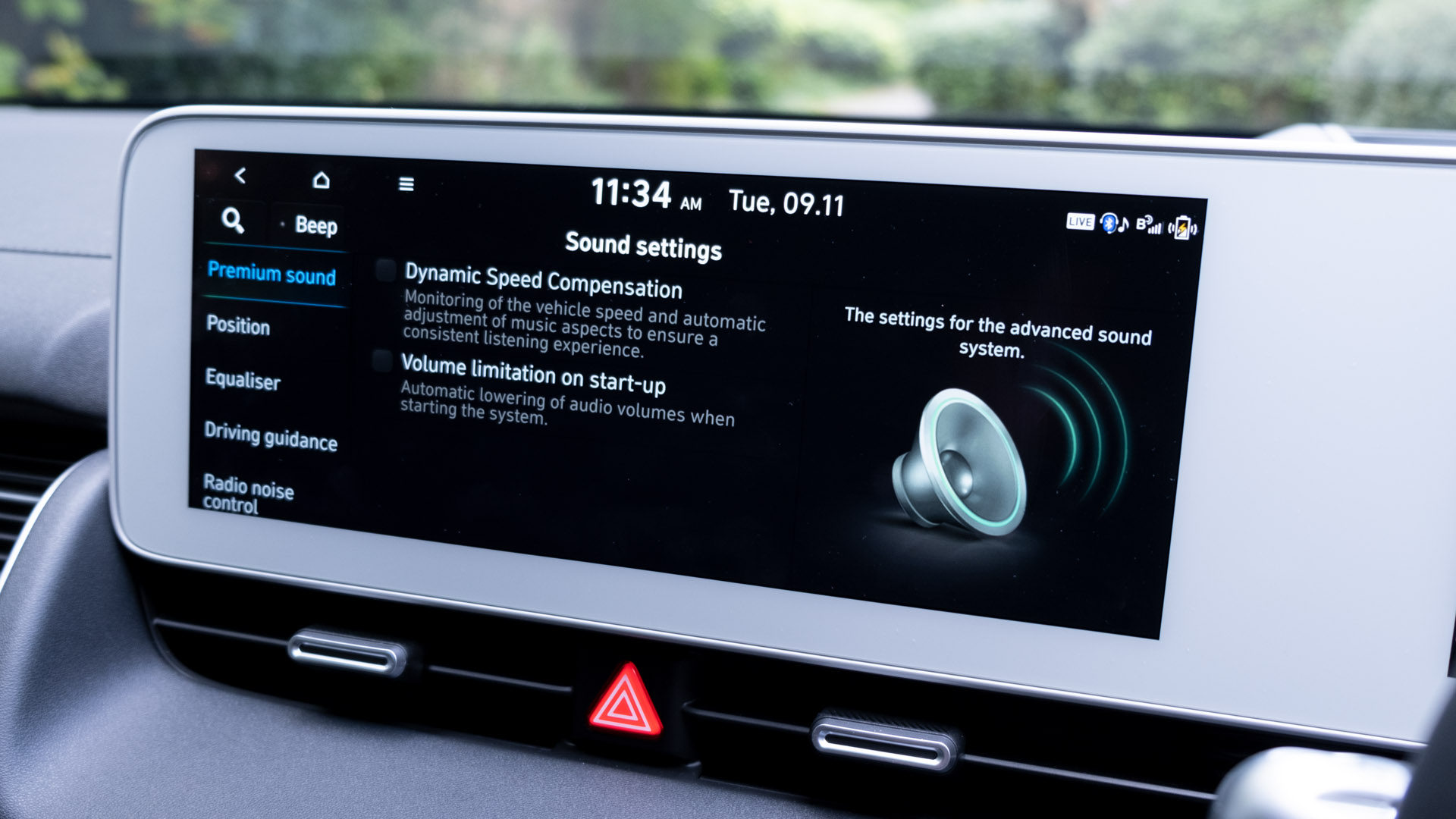 Hyundai Ioniq 5 Bose sound system