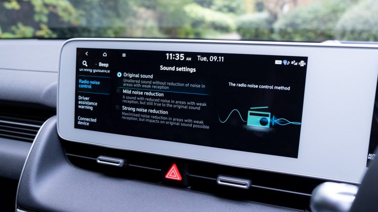 Hyundai Ioniq 5 sound settings