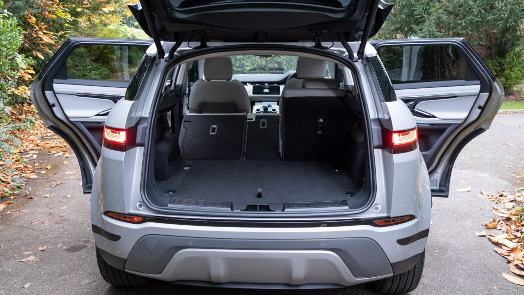 Range Rover Evoque P300e two seats down