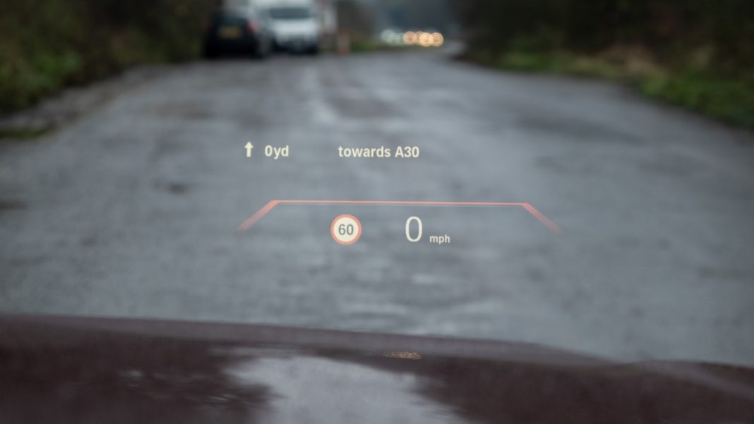 BMW i4 Head up display