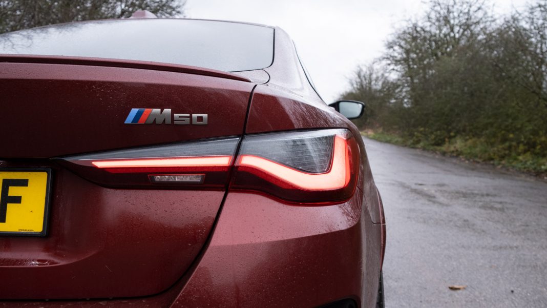 BMW i4 M50 badge