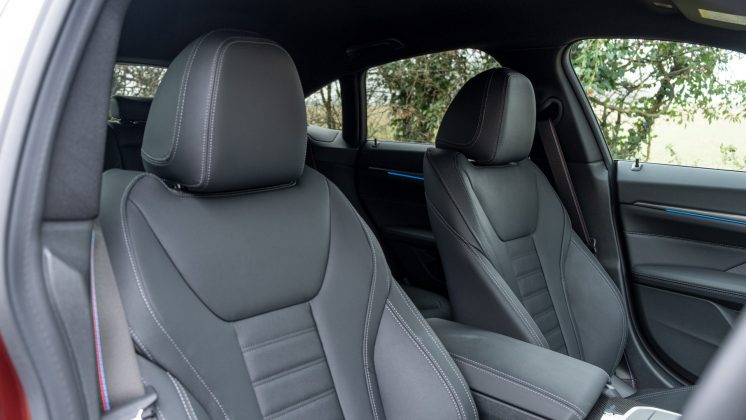 BMW i4 front seats