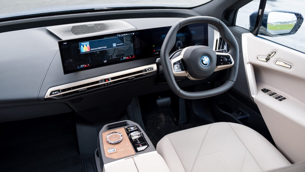 BMW iX cabin