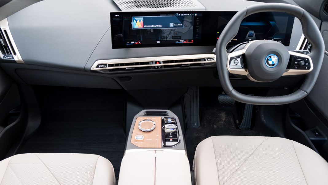 BMW iX interior design