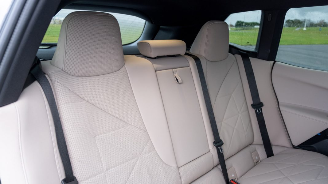 BMW iX rear seats